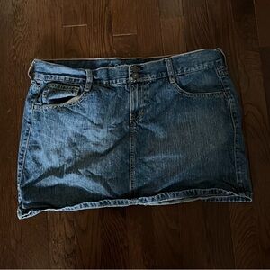 old navy denim skirt